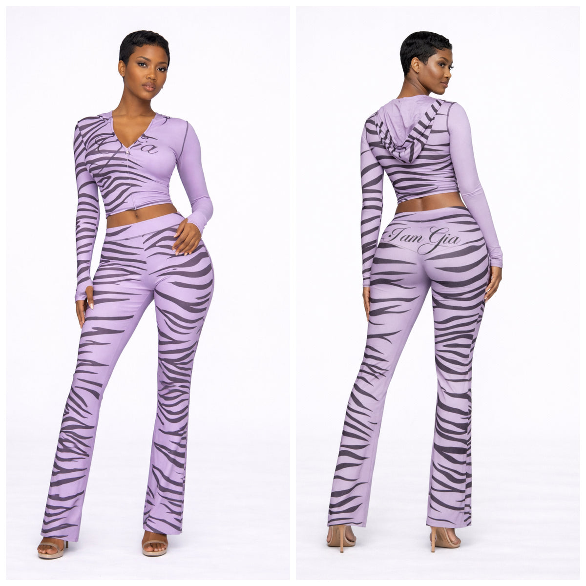 I Am Gia Set – Lavender/Black