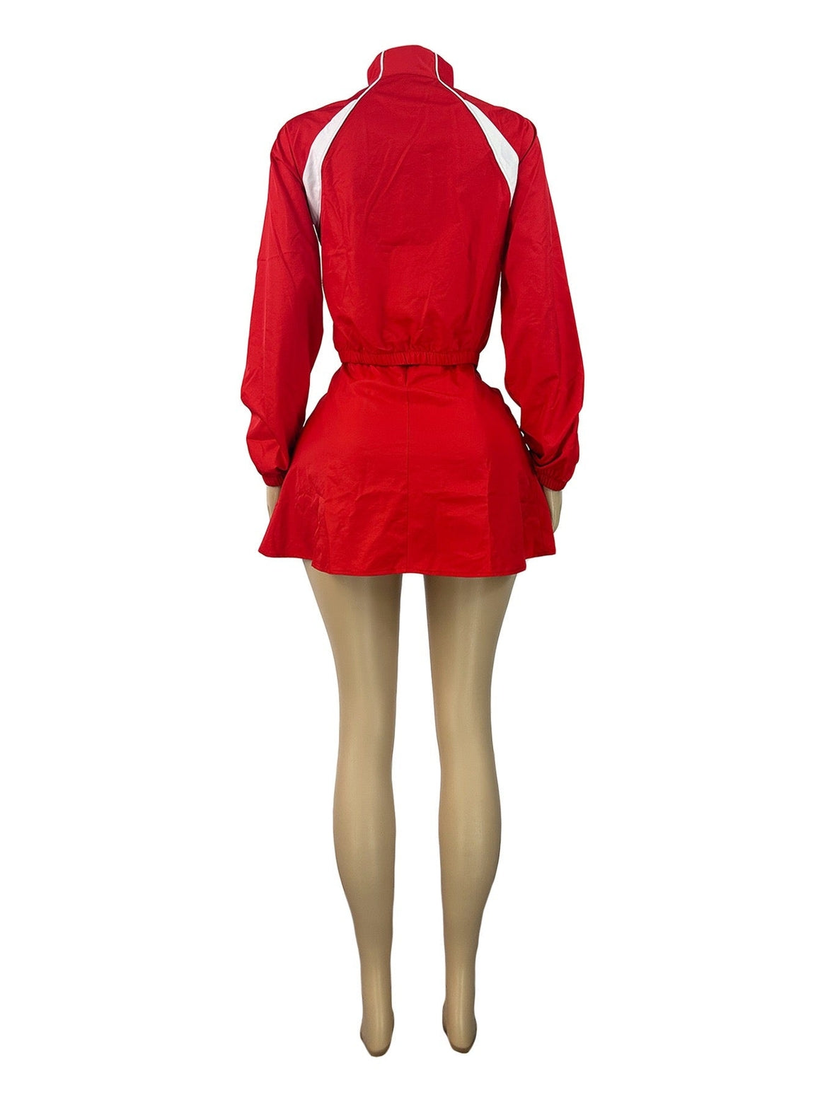 Victory Lap skort set - red & white (Shorts underneath)