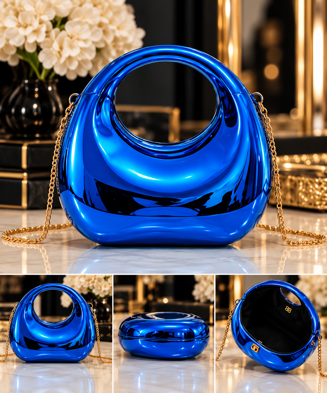 “Mirror mini” Royal Rush Bag - blue