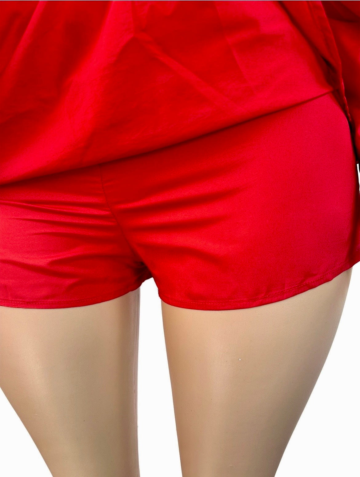 Victory Lap skort set - red & white (Shorts underneath)