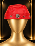 Rebel Biker Hat - red